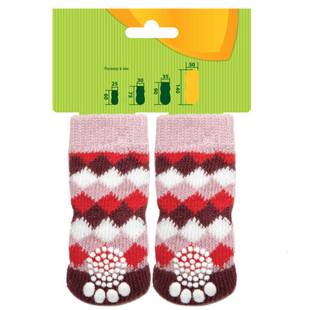 Носки для собак Triol "Ромбы" XL