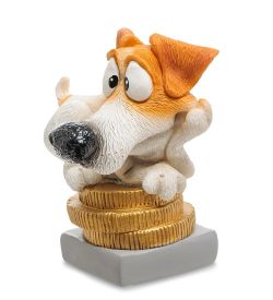 RV-911 Статуэтка Собака Джек-Рассел «Поймай удачу» (W.Stratford)