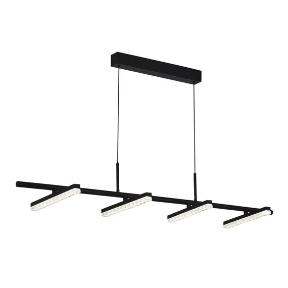 SL1018.403.04 Светильник подвесной ST-Luce черный/прозрачный LED 1*32W 4000K EUCLIDICS