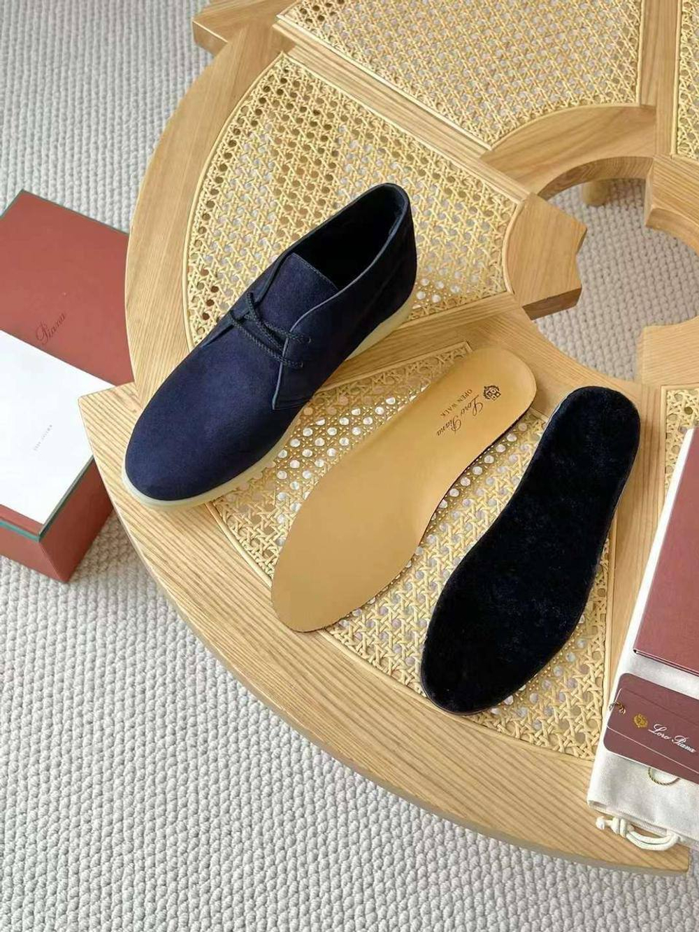 Высокие лоферы Loro Piana