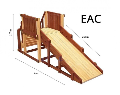 Зимняя деревянная горка TORUDA Север-1 (скат 2.3 м)