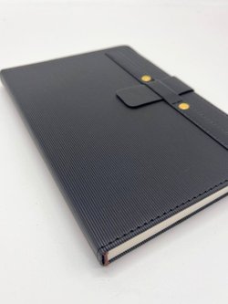 Блокнот А5 линейка 130л черный (8394-3)