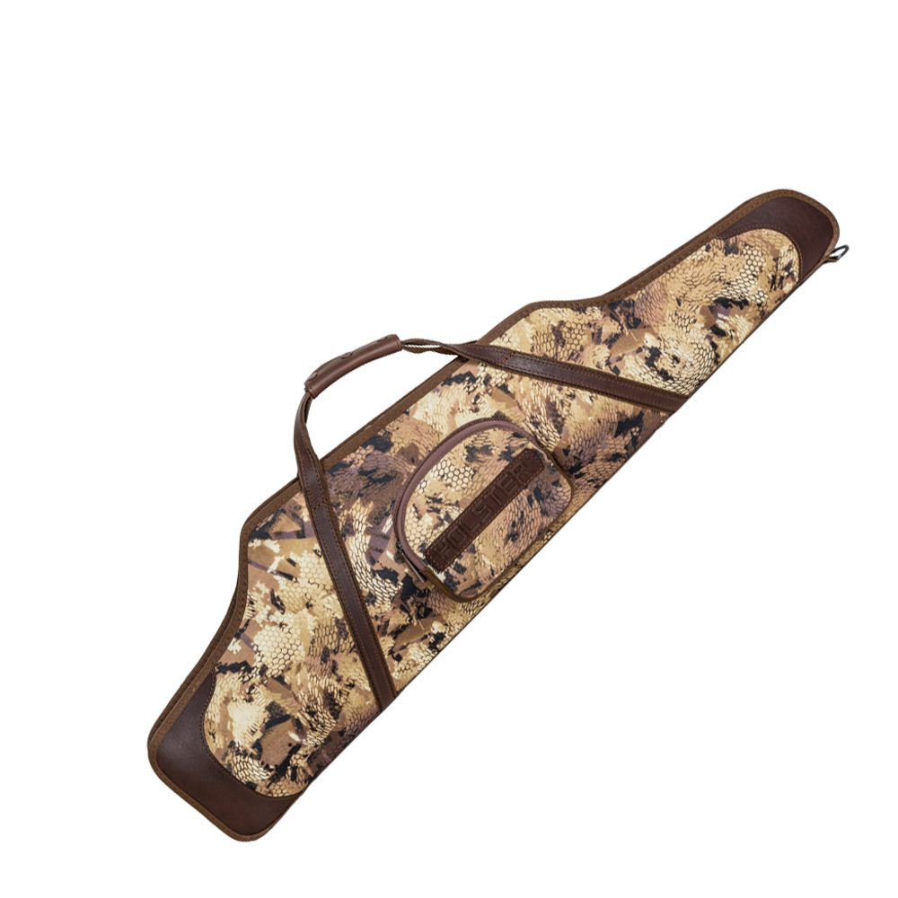 Кейс охотничий 125 с оптикой HOLSTER CLUB, из кожи, соты, Хольстер