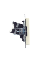 BRITE Розетка компьютерная RJ45 кат.5E РК10-БрКр бежевый IEK