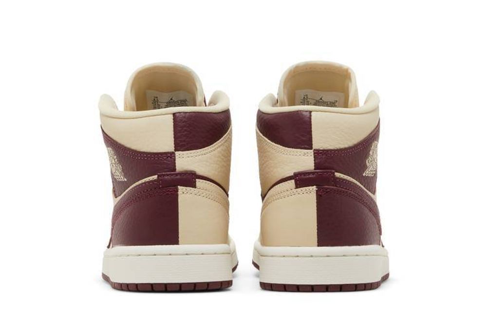 Кроссовки Jordan Air Jordan 1 Mid Se "Beach Cherrywood" (Женская размерная сетка)
