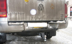 Фаркоп под квадрат для Volkswagen Amarok, с 2010 г., Бизон.FA 0570-E