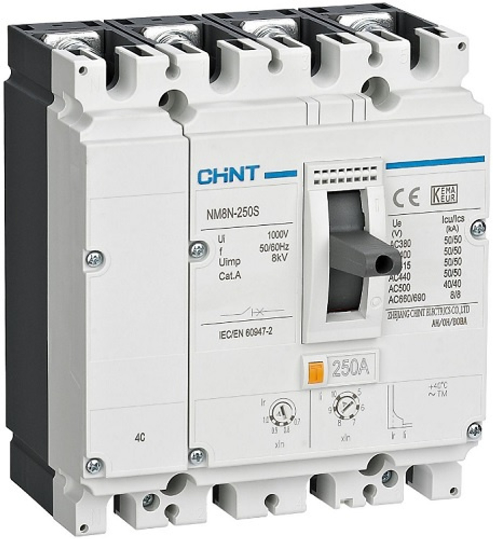 Автоматический выключатель в литом корпусе CHINT 271805