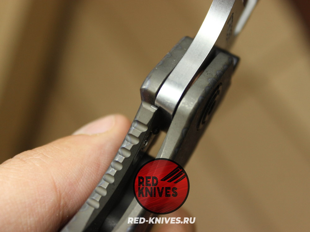 Нож Strider SMF Perfomace Tanto Flamed - рукоять титан RK/Н5