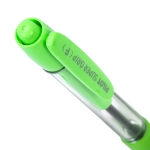 Ручка шариковая масляная автоматическая с грипом PILOT "Super Grip", СИНЯЯ, салатовые детали, узел 0,7 мм, линия письма 0,21 мм, BPGP-10R, BPGP-10R-F SG