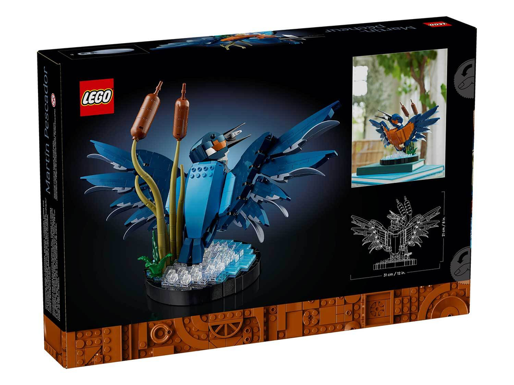 LEGO Icons 10331 «Птица зимородок» — коллекционный набор Botanical