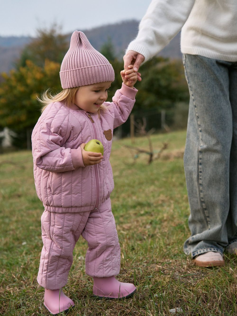 Костюм стеганый "Орхидея" с утеплителем 0+