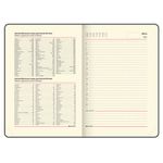 Ежедневник недатированный B6 (127х186 мм), BRAUBERG VISTA, под кожу, гибкий, 136 л., "Good old England", 112107