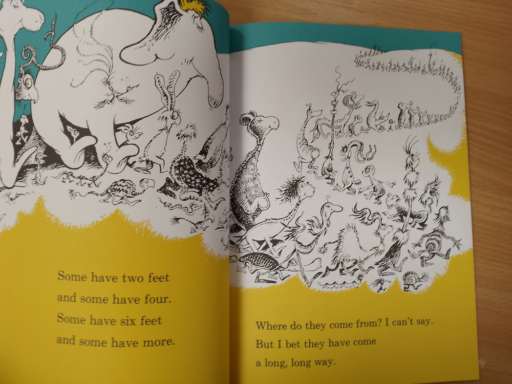 One Fish, Two Fish, Red Fish, Blue Fish.