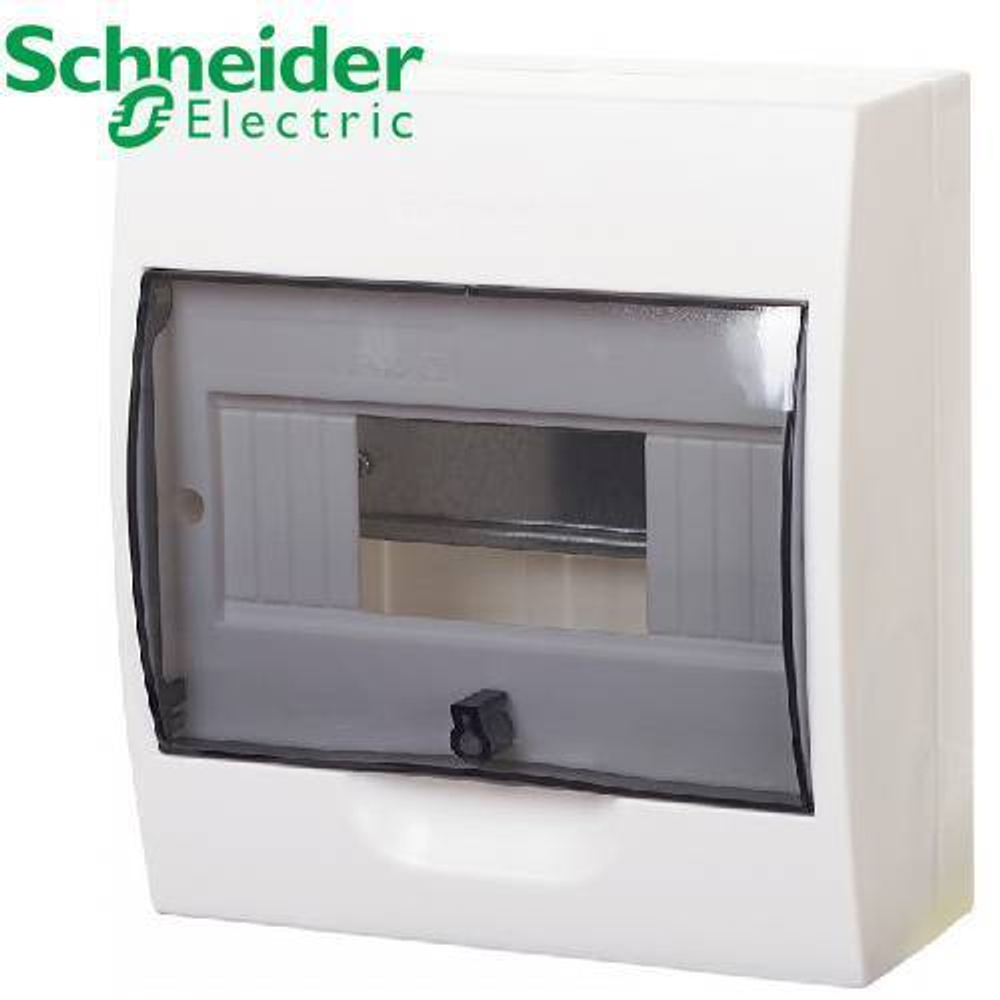 Бокс Schneider Electric 8М навесной (прозрачная дверь)