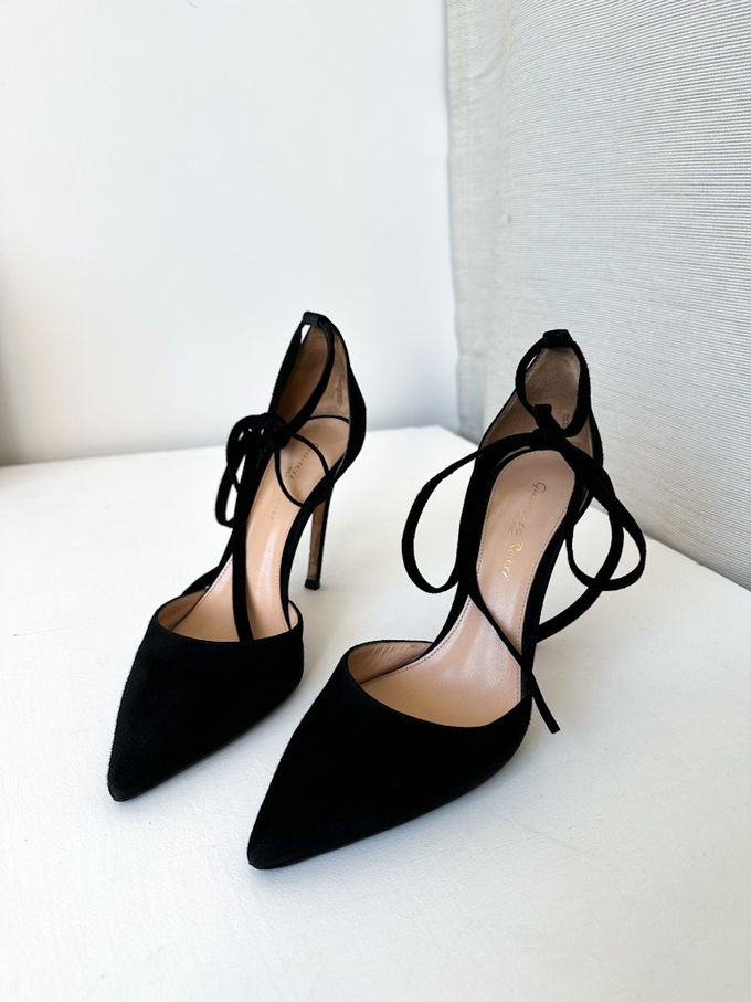 Замшевые туфли Gianvito Rossi, 38,5