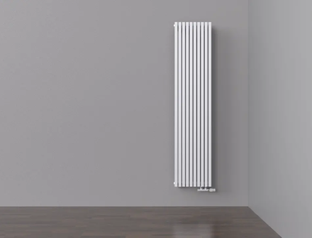 Вертикальные дизайн-радиаторы QUADRUM 1313мм с нижним подключением