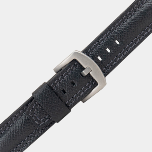 Ремешок для часов Garmin 43 mm с креплением из кожи теленка, черного цвета