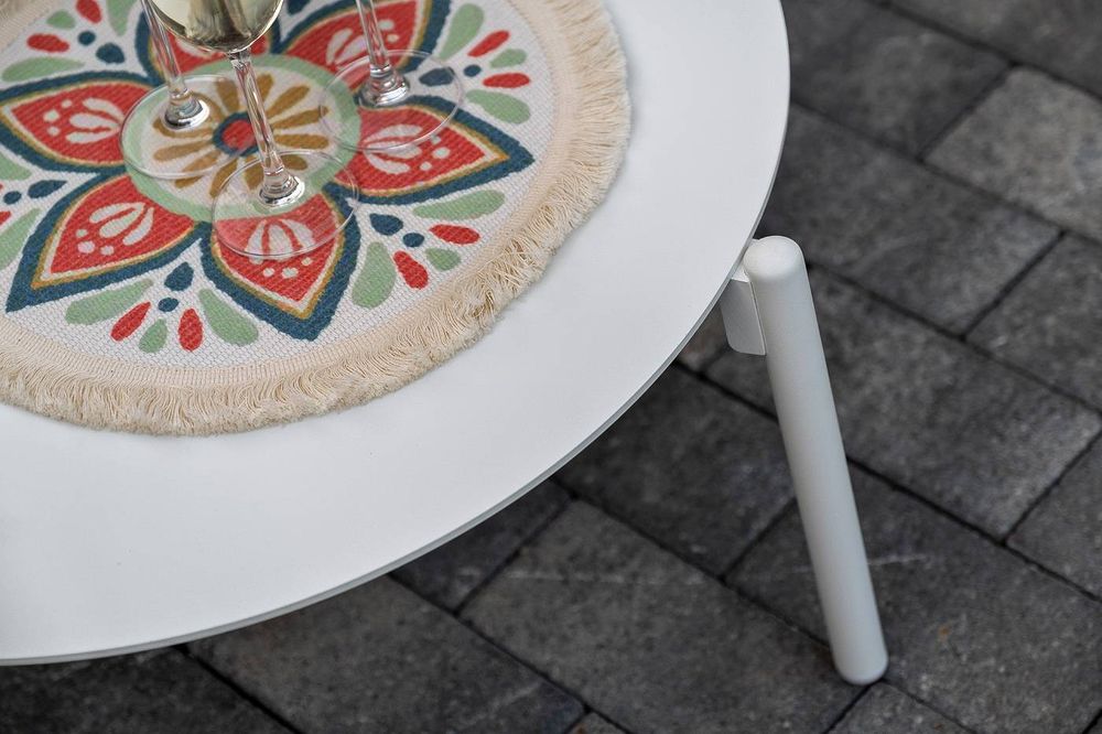 "Тоскана" лаунж-зона из искусственного ротанга, цвет соломенный