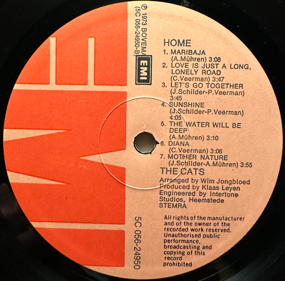 Cats - Home (Голландия 1973г.)