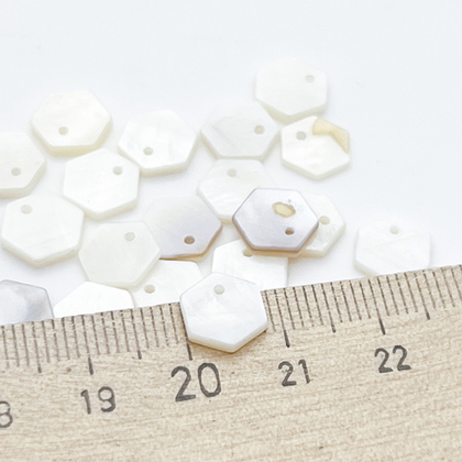 Перламутр, подвеска, размер около 9*8 мм, цена за набор 5 шт