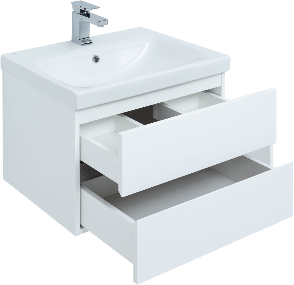 Мебель для ванной Aquanet Беркли 50 белый/дуб рошелье