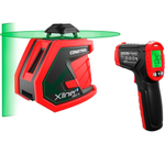 Лазерный уровень CONDTROL XLiner 360 G + Пирометр CONDTROL Maxwell 2   1-2-353