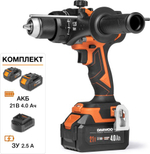 Дрель-шуруповерт аккумуляторная DAEWOO DAA 6521Li SET ударная