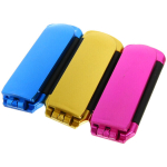 Расческа массажная складная с зеркалом, прямоугольная, цвет микс, глянец, в слож виде 10*4см, в разверн виде 20см