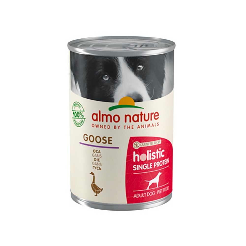 Almo Nature Holistic 400 г (гусятина) - консервы монобелковые для собак с чувствительным пищеварением