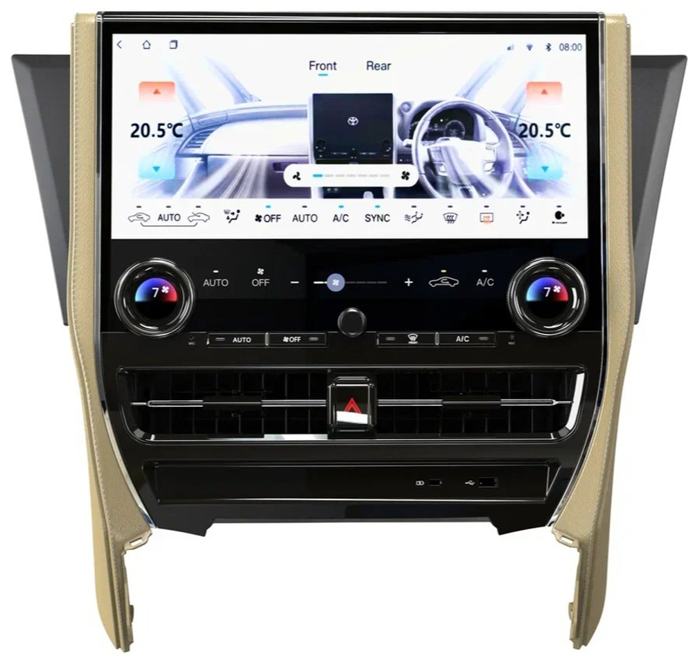 Магнитола для Toyota Alphard 2015-2019 - Carmedia ZH-T1401BG на Android 12, 8Гб+128Гб, 4G SIM-слот, CarPlay