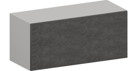 Кухня Модуль ШВГ 800 Белый / Бетон