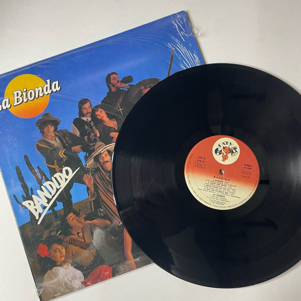 Винтажная виниловая пластинка LP La Bionda Bandido (Italy 1979) Deserts Of Mars