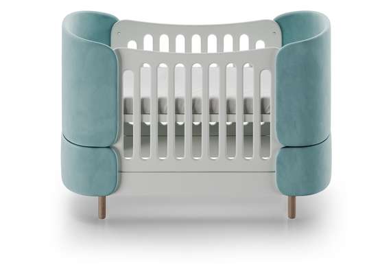 Кроватка-трансформер KIDI Soft (бирюзовый)