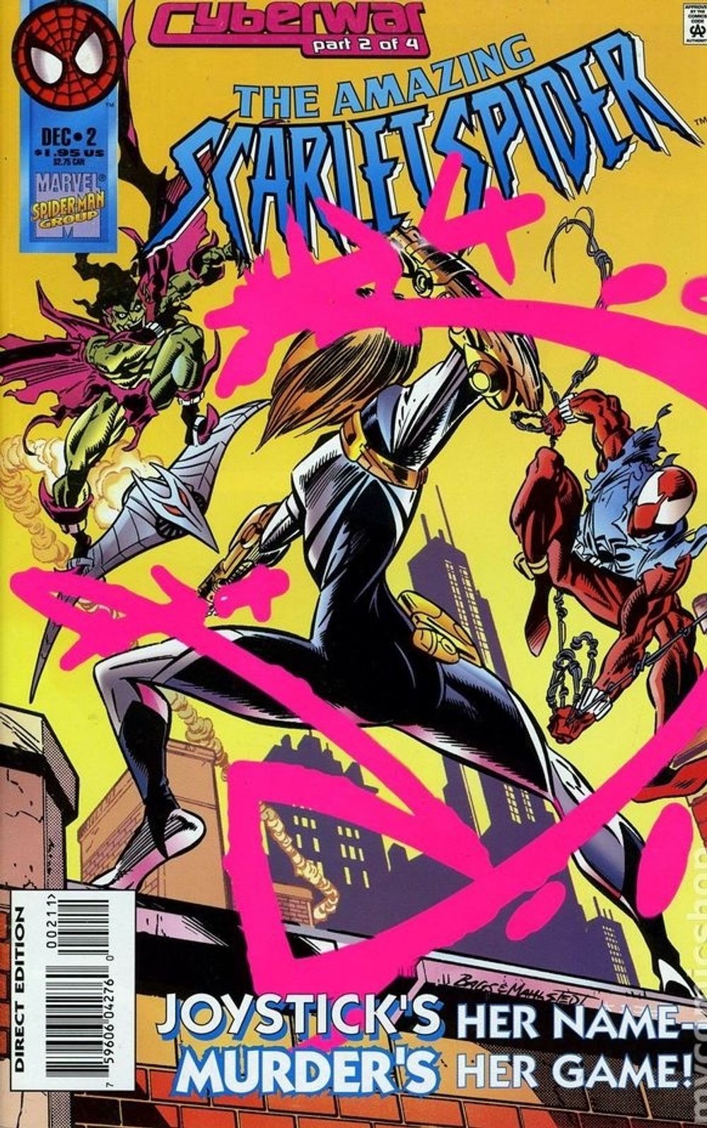 Комикс Web of Scarlet Spider Cyberwar parts 1-4