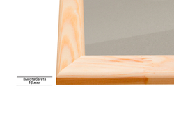 Деревянная рама 30x30 для постера и фотографий сеч. 30x16