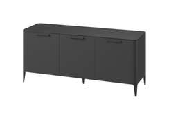 Тумба Type oak 3 двери ширина 160 см (черный)