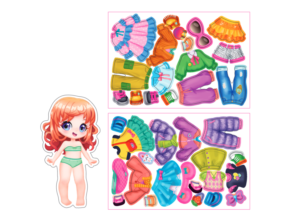 Игра магнитная Одевашки Карина