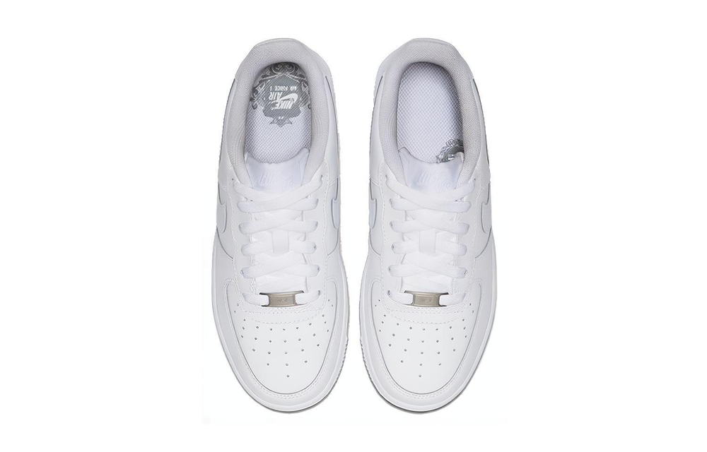 Nike Air Force 1 Air Force One synthetic leather casual non-slip wear-resistant low-top sneakers GS white