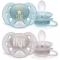Əmzik \ ultrasoft soother, 6-18M, BOY, DECO, 2-pack Starry