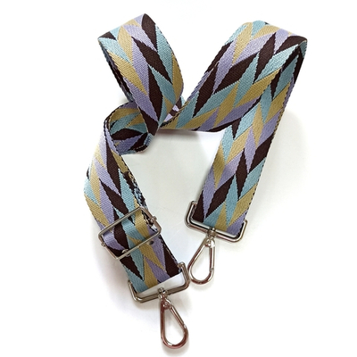 Гитарный ремень Геометрия лаванда