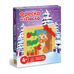 Фреска из песка "Белка у елки" (Развивашки)