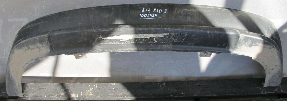 Юбка заднего бампера Kia Rio 3 (QB) 15-17 Б/У Оригинал 866124y500