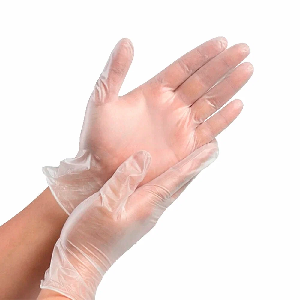 Перчатки виниловые М "SAF&TY Vinyl" 50 пар