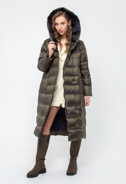 126.W21.008 Пальто женское KHAKI