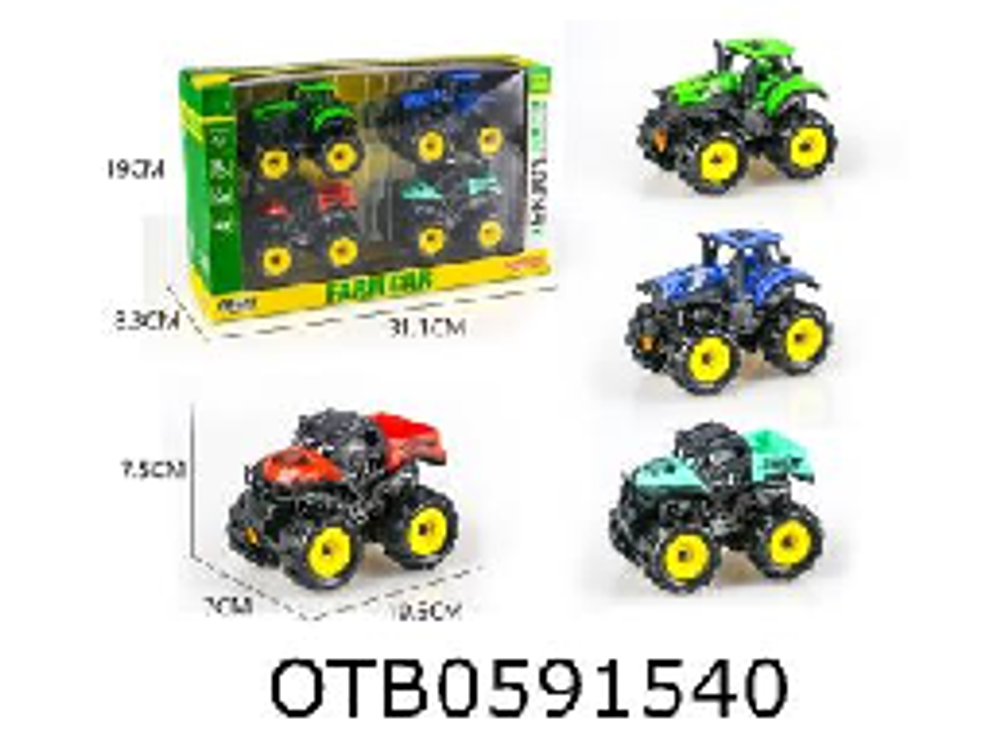 Комплект из 4 тракторов (247)2