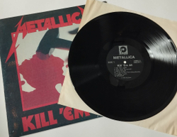 Винтажная виниловая пластинка LP Metallica Kill Em All (Россия 1994)