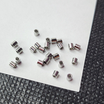 Разделитель для бусин, сталь, трубочка, проставка, р-р 2×2мм