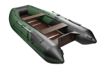 YACHTMAN-360 СК (Яхтман) зеленый-черный (лодка ПВХ под мотор с усилением)