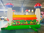 Коммерческий надувной батут «Грибочки», размер 5*4*3 м