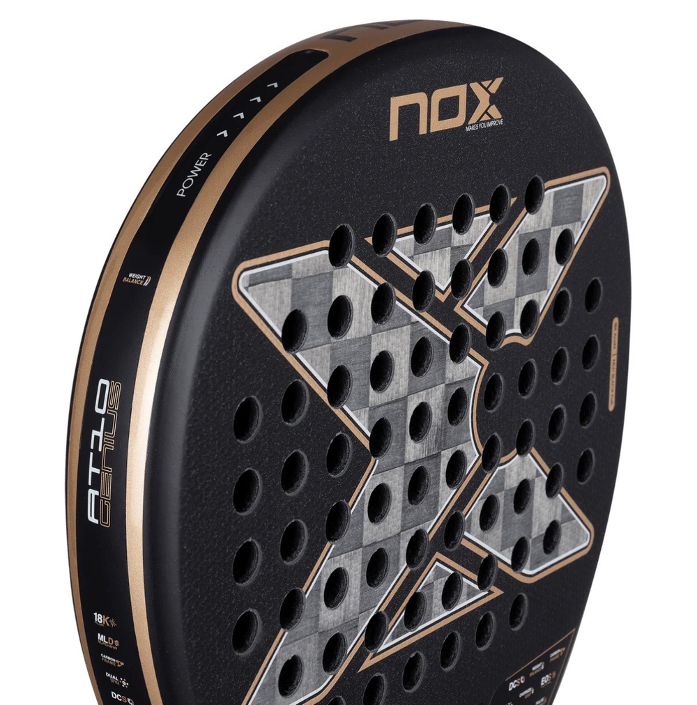 NOX, SS, PALA AT10 GENIUS 18K ALUM BY AGUSTIN TAPIA (2026), Padel Racket